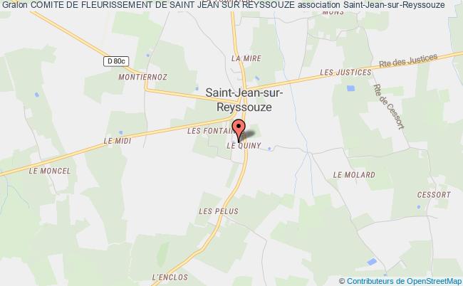 plan association Comite De Fleurissement De Saint Jean Sur Reyssouze Saint-Jean-sur-Reyssouze