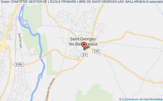 COMITE DE GESTION DE L'ECOLE PRIMAIRE LIBRE DE SAINT-GEORGES-LES- BAILLARGEAUX