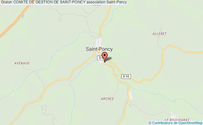 plan association Comite De Gestion De Saint-poncy Saint-Poncy