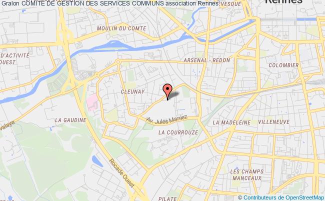 plan association Comite De Gestion Des Services Communs Rennes