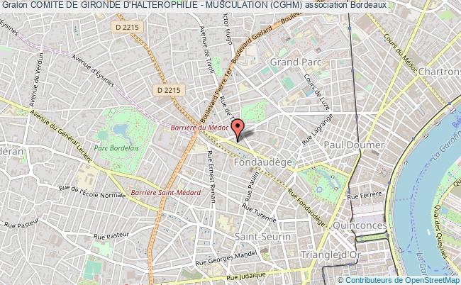 plan association Comite De Gironde D'halterophilie - Musculation (cghm) Bordeaux