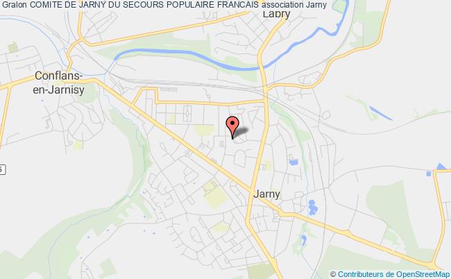 plan association Comite De Jarny Du Secours Populaire Francais Jarny