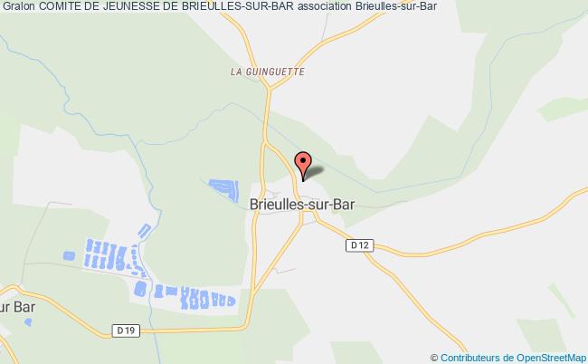 plan association Comite De Jeunesse De Brieulles-sur-bar Brieulles-sur-Bar