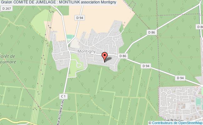 plan association ComitÉ De Jumelage : Montilink Montigny