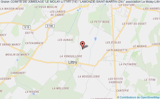 COMITE DE JUMELAGE 'LE MOLAY-LITTRY (14) - LAMONZIE-SAINT-MARTIN (24) '