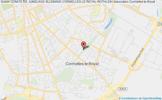 plan association Comite De Jumelage Allemand Cormelles Le Royal-rothlein Cormelles-le-Royal