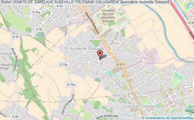 plan association Comite De Jumelage Auzeville-tolosane-calugareni Auzeville-Tolosane