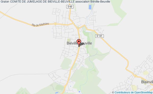 plan association Comite De Jumelage De Bieville-beuville Biéville-Beuville