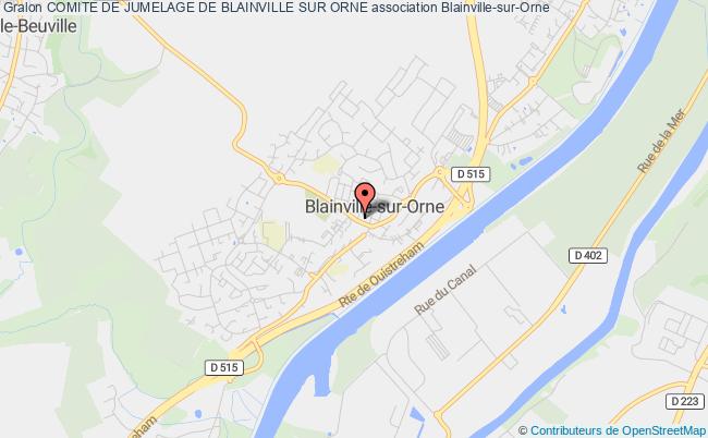 plan association Comite De Jumelage De Blainville Sur Orne Blainville-sur-Orne