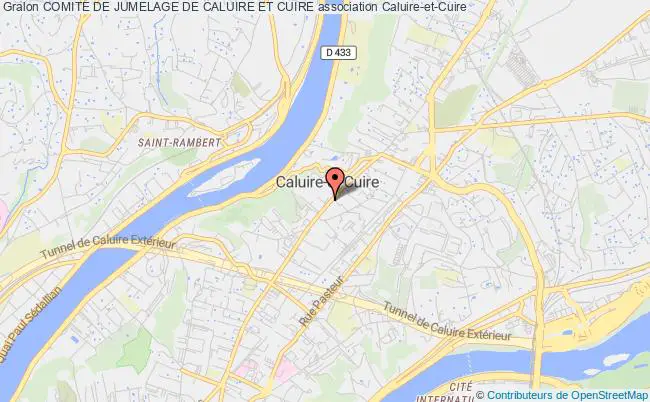 plan association Comite De Jumelage De Caluire Et Cuire Caluire-et-Cuire