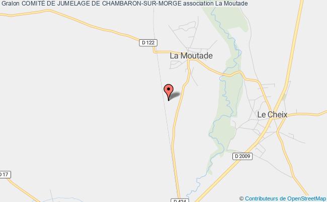 plan association ComitÉ De Jumelage De Chambaron-sur-morge CHAMBARON-SUR-MORGE