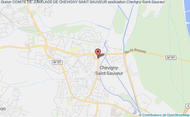 plan association Comite De Jumelage De Chevigny Saint Sauveur Chevigny-Saint-Sauveur