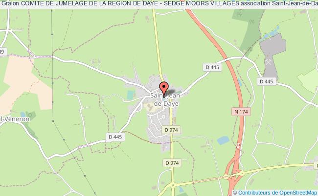 plan association Comite De Jumelage De La Region De Daye - Sedge Moors Villages Saint-Jean-de-Daye