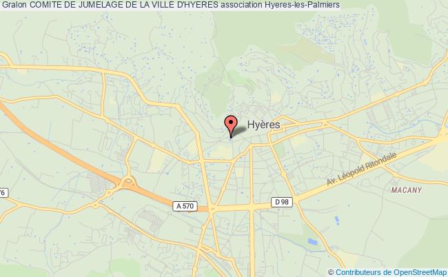 plan association Comite De Jumelage De La Ville D'hyeres Hyères