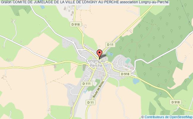 plan association Comite De Jumelage De La Ville De Longny Au Perche Longny-au-Perche