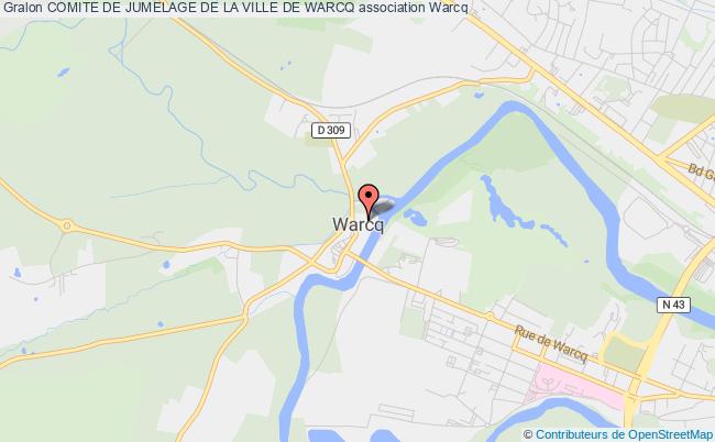 plan association Comite De Jumelage De La Ville De Warcq Warcq