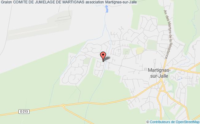 plan association Comite De Jumelage De Martignas Martignas-sur-Jalle