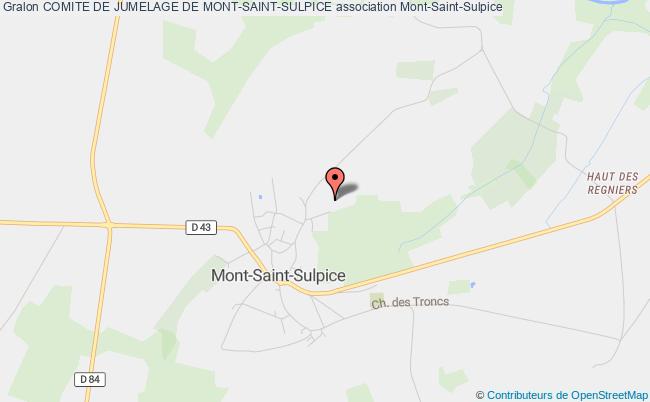 plan association Comite De Jumelage De Mont-saint-sulpice Mont-Saint-Sulpice