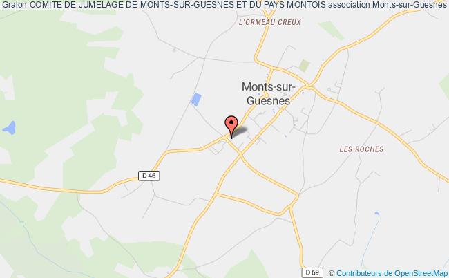 plan association Comite De Jumelage De Monts-sur-guesnes Et Du Pays Montois Monts-sur-Guesnes