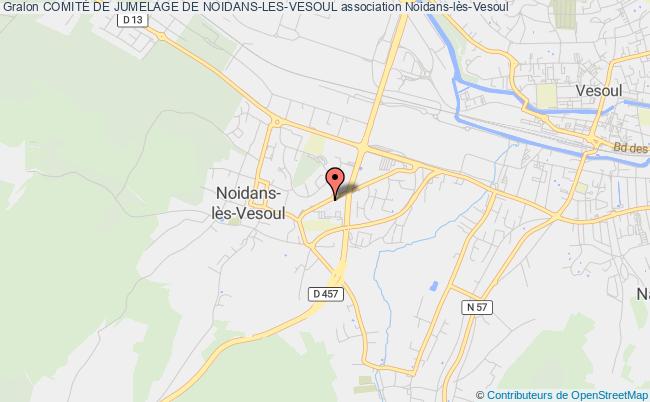 plan association ComitÉ De Jumelage De Noidans-les-vesoul Noidans-lès-Vesoul