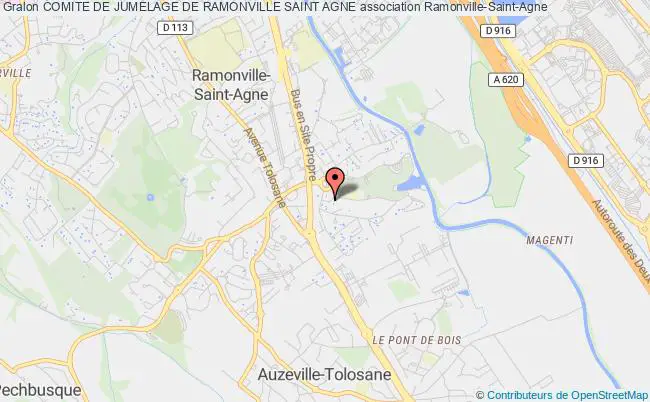 plan association Comite De Jumelage De Ramonville Saint Agne Ramonville-Saint-Agne