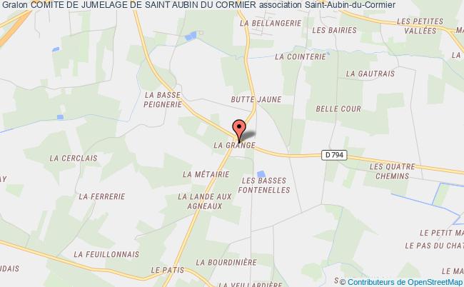 plan association Comite De Jumelage De Saint Aubin Du Cormier Saint-Aubin-du-Cormier