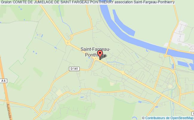 plan association Comite De Jumelage De Saint Fargeau Ponthierry Saint-Fargeau-Ponthierry