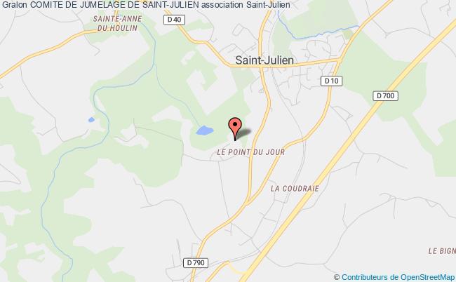 plan association Comite De Jumelage De Saint-julien Saint-Julien