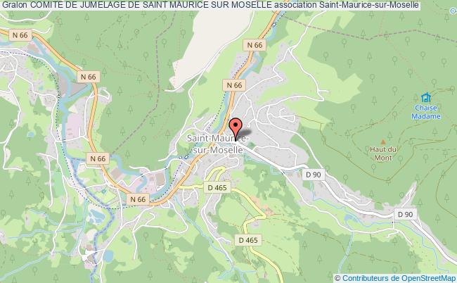 plan association Comite De Jumelage De Saint Maurice Sur Moselle Saint-Maurice-sur-Moselle