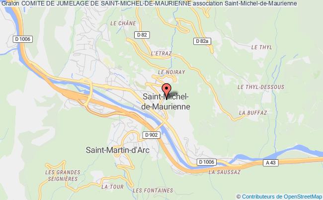 plan association Comite De Jumelage De Saint-michel-de-maurienne Saint-Michel-de-Maurienne