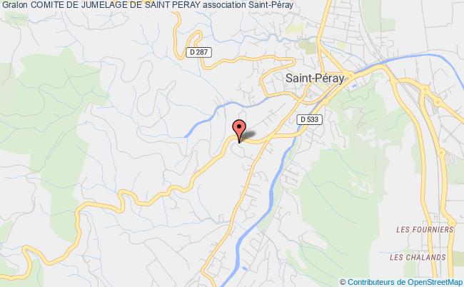 plan association Comite De Jumelage De Saint Peray Saint-Péray