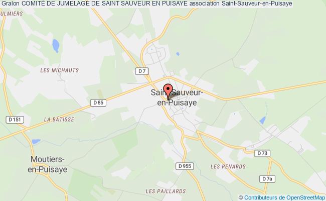 plan association ComitÉ De Jumelage De Saint Sauveur En Puisaye Saint-Sauveur-en-Puisaye