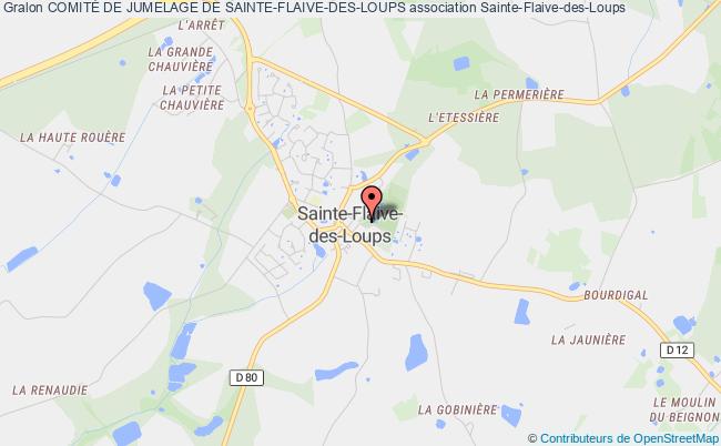 plan association ComitÉ De Jumelage De Sainte-flaive-des-loups Sainte-Flaive-des-Loups
