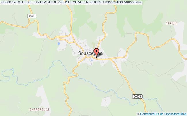 plan association Comite De Jumelage De Sousceyrac-en-quercy Sousceyrac-en-Quercy