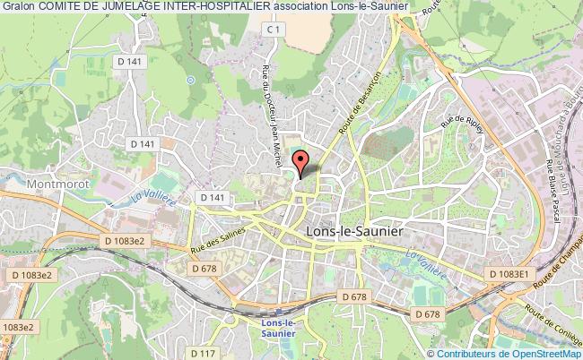 plan association Comite De Jumelage Inter-hospitalier Lons-le-Saunier