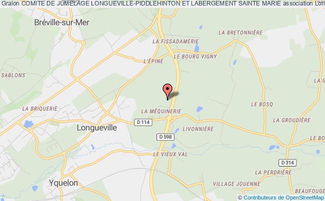 plan association Comite De Jumelage Longueville-piddlehinton Et Labergement Sainte Marie Longueville