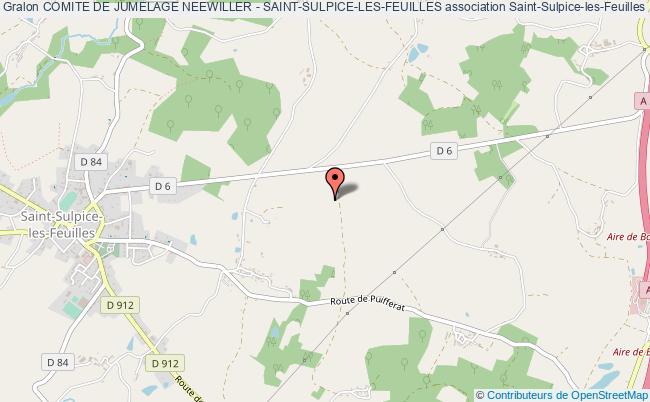 plan association Comite De Jumelage Neewiller - Saint-sulpice-les-feuilles Saint-Sulpice-les-Feuilles