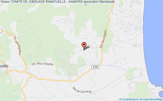 plan association Comite De Jumelage Ramatuelle - Samatan 