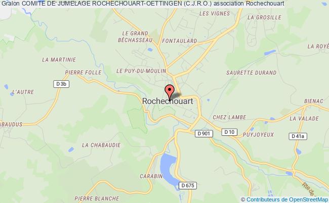 plan association Comite De Jumelage Rochechouart-oettingen (c.j.r.o.) Rochechouart