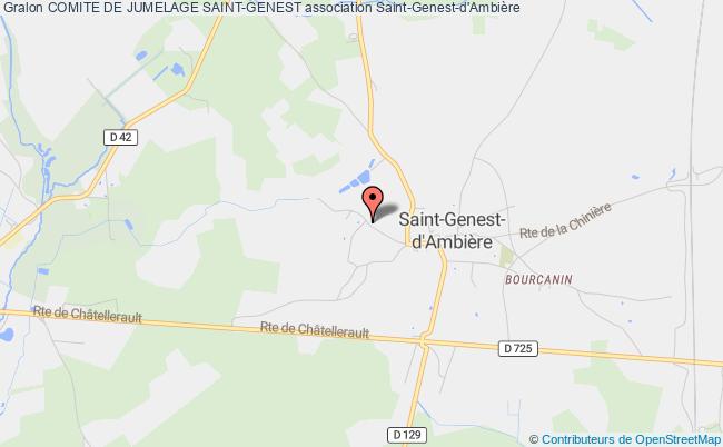 plan association Comite De Jumelage Saint-genest Saint-Genest-d'Ambière