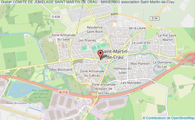 plan association Comite De Jumelage Saint Martin De Crau - Manerbio Saint-Martin-de-Crau