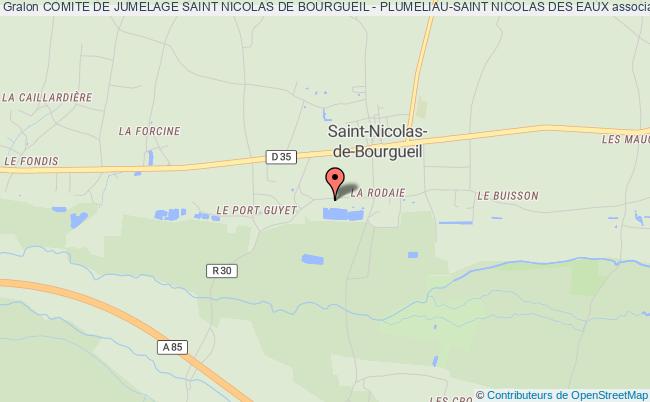 plan association Comite De Jumelage Saint Nicolas De Bourgueil - Plumeliau-saint Nicolas Des Eaux Saint-Nicolas-de-Bourgueil