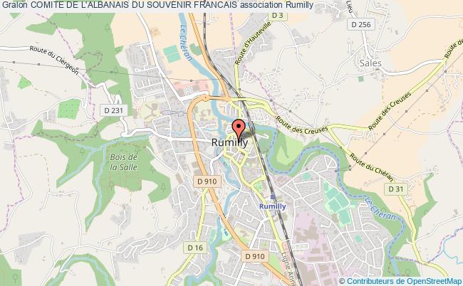 COMITE DE L'ALBANAIS DU SOUVENIR FRANCAIS