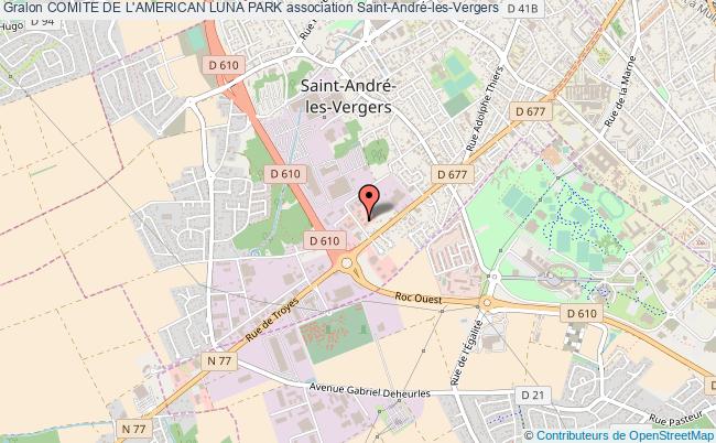 plan association Comite De L'american Luna Park Saint-André-les-Vergers