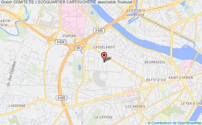 plan association ComitÉ De L'ecoquartier Cartoucherie Toulouse