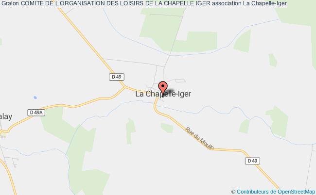 plan association Comite De L Organisation Des Loisirs De La Chapelle Iger Chapelle-Iger