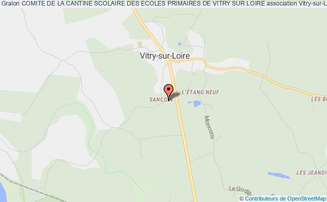 plan association Comite De La Cantine Scolaire Des Ecoles Primaires De Vitry Sur Loire Vitry-sur-Loire