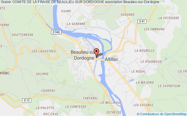 plan association Comite De La Fraise De Beaulieu Sur Dordogne Beaulieu-sur-Dordogne