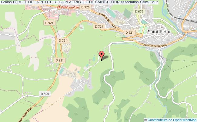 plan association Comite De La Petite Region Agricole De Saint-flour Saint-Flour