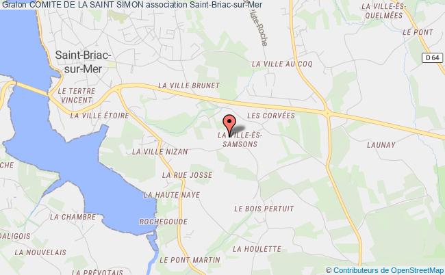 plan association Comite De La Saint Simon Saint-Briac-sur-Mer